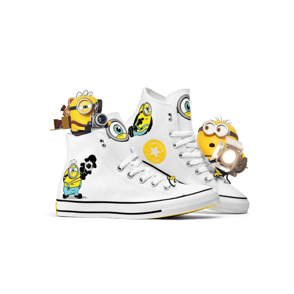 Converse shoes - White/Yellow 0