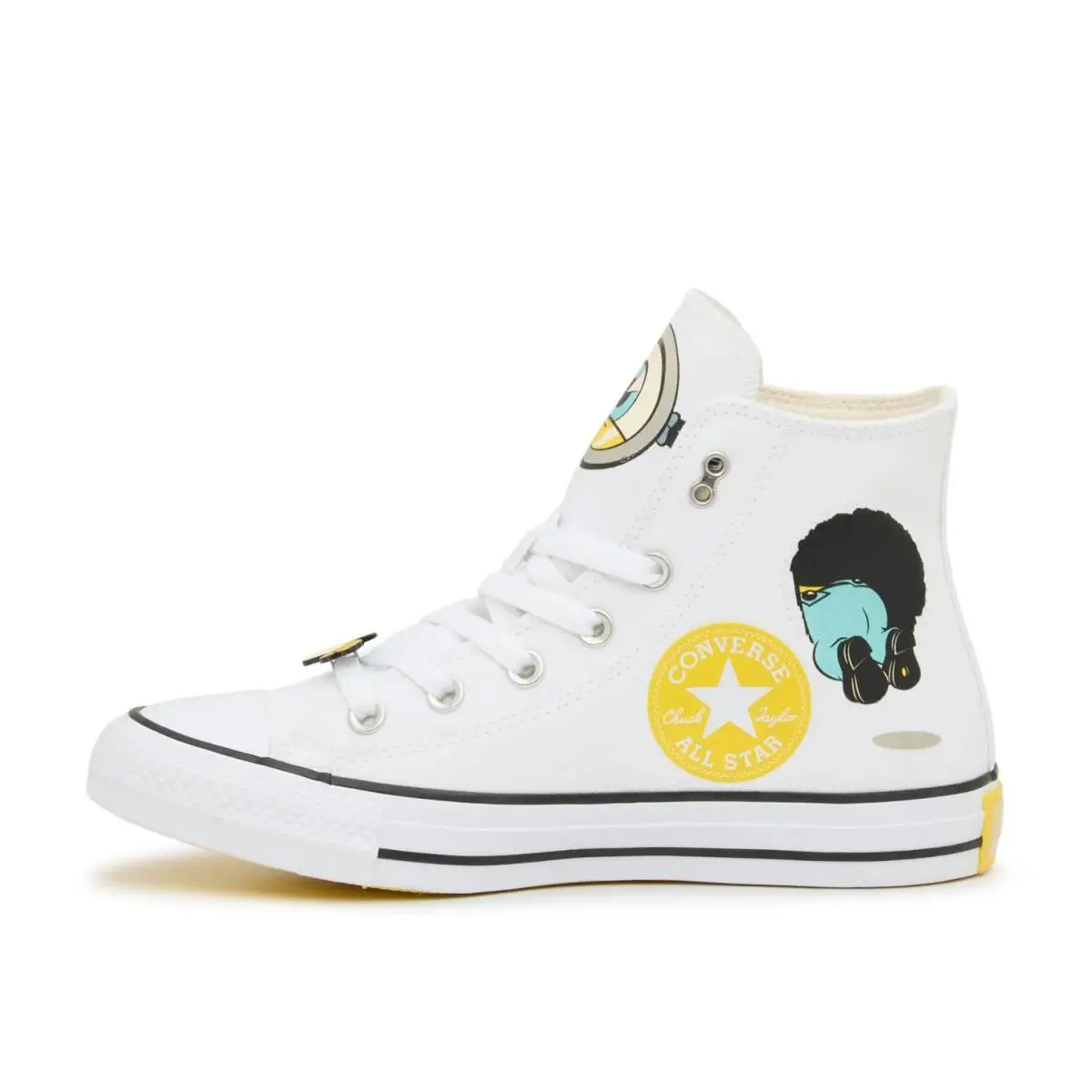 Converse shoes - White/Yellow 1