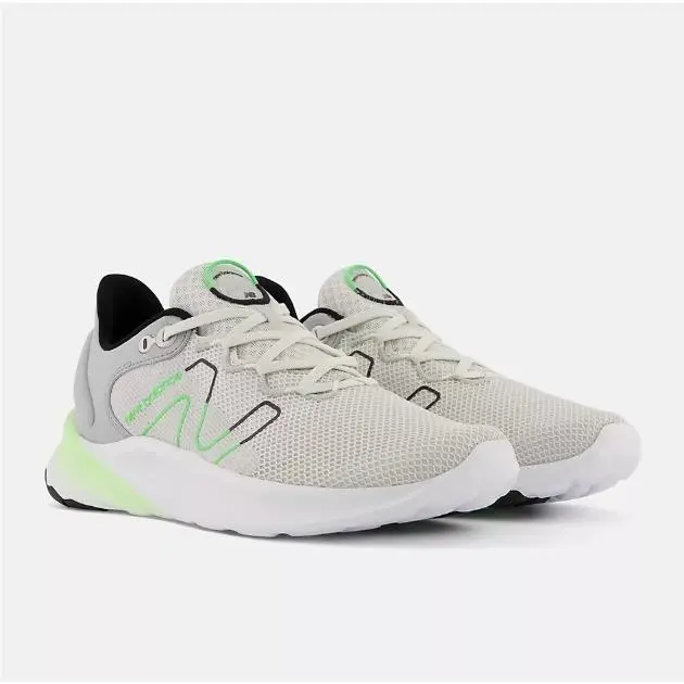New Balance Fresh Foam Roav - MROAVRW2 Running Shoe - Whitegrey/green Men`s 15