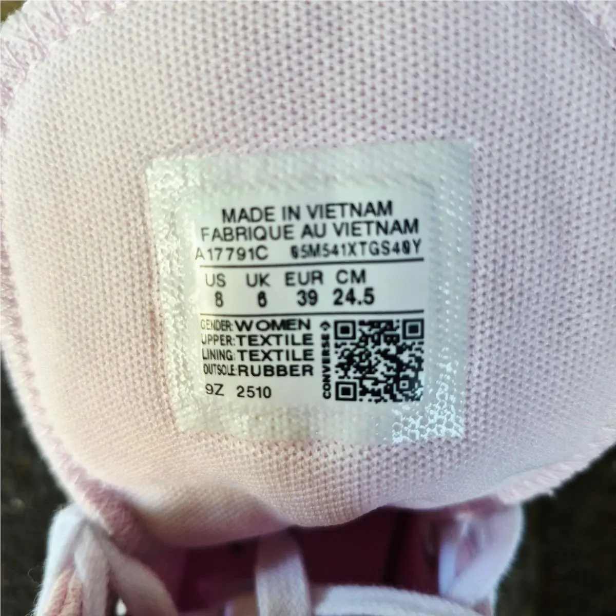 Converse shoes - Converse Chuck - Chuck - A17791C - Pink (UPC: 194435910581) 10