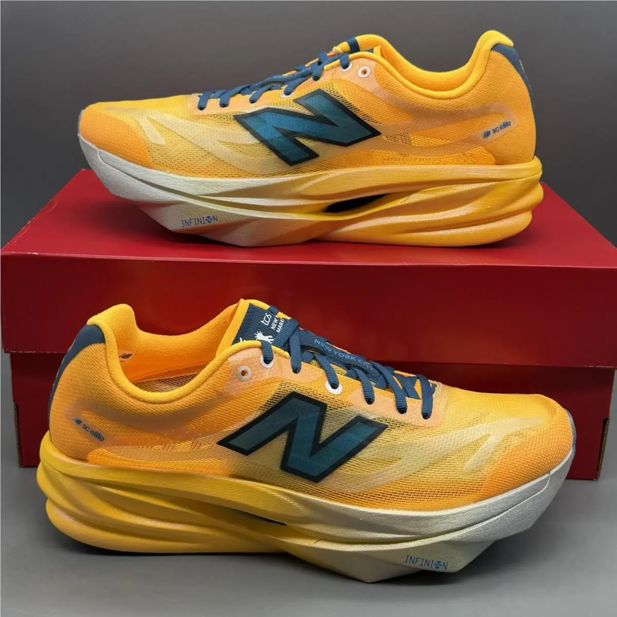 New Balance Tcs Nyc Marathon Supercomp Elite v6 Mens 8 Women’s 9.5 Running Shoes