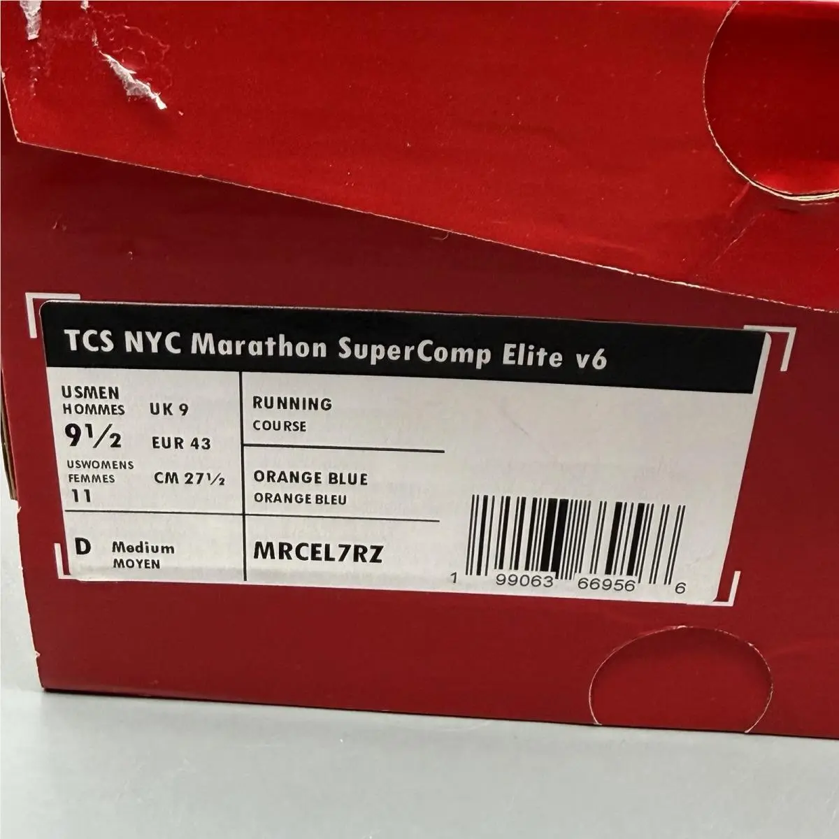 New Balance shoes - New Balance TCS NYC Marathon SuperComp Elite v6 - MRCEL7RZ - Orange (UPC: 0199063669412) 14