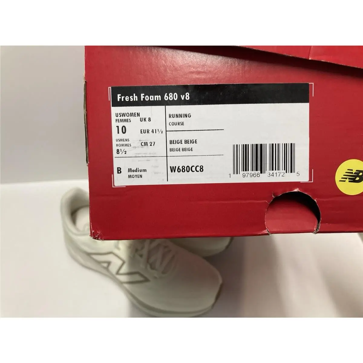 New Balance shoes - New Balance 680 v8 - W680CC8 - Beige (UPC: 197966341725) 8