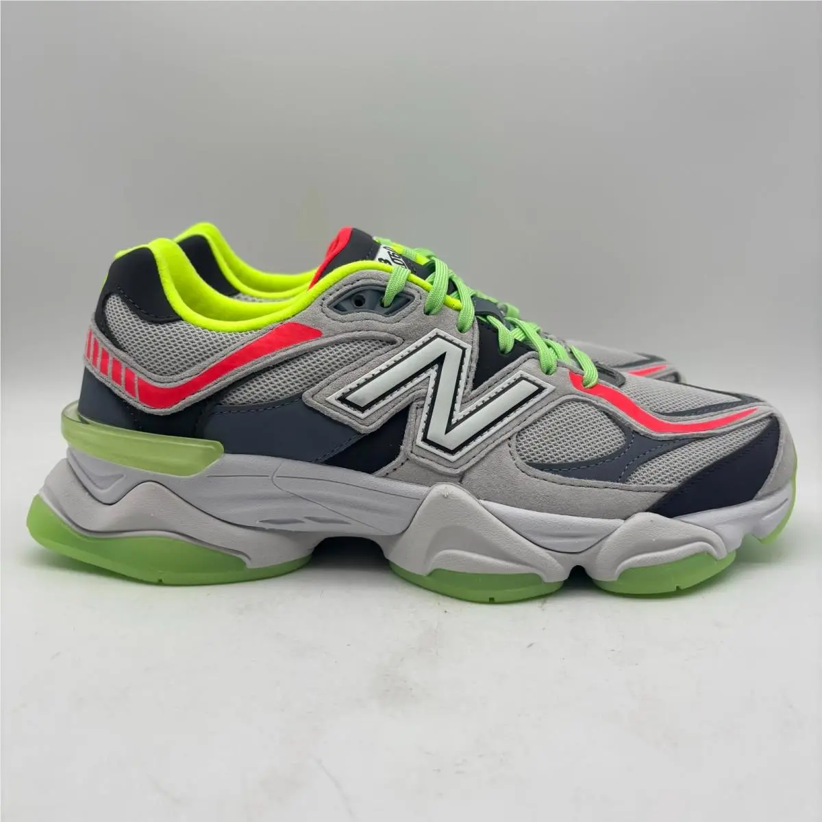 New Balance 9060 Dtlr Glow Grey Athletic Running Shoes Size 8 Men`s U9060DGG