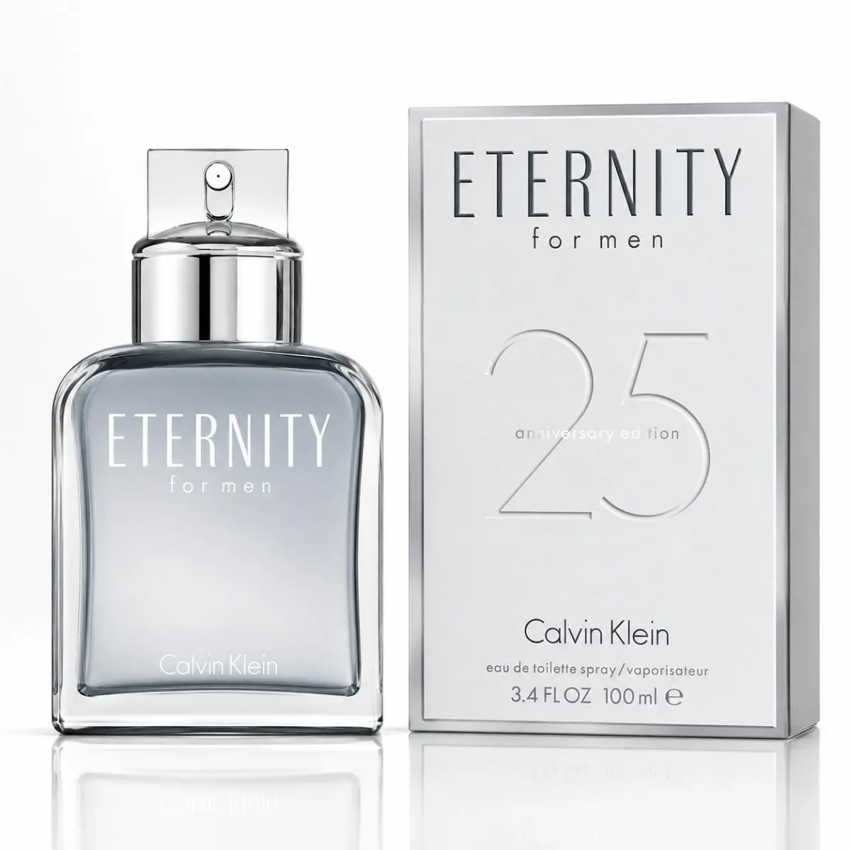 Eternity 25th Anniversary Edition  3.4 oz 100 ml Eau De Toilette Men by Calvin Klein