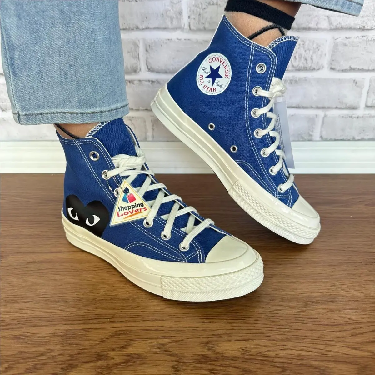 Chuck Taylor 70 Hi Comme Des Garcons Play 8 Women Shoes Sneaker A08794C by Converse