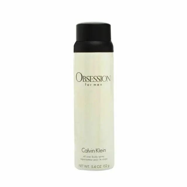 Calvin Klein 5.4oz Obsession For Men`s Body Spray 3pk