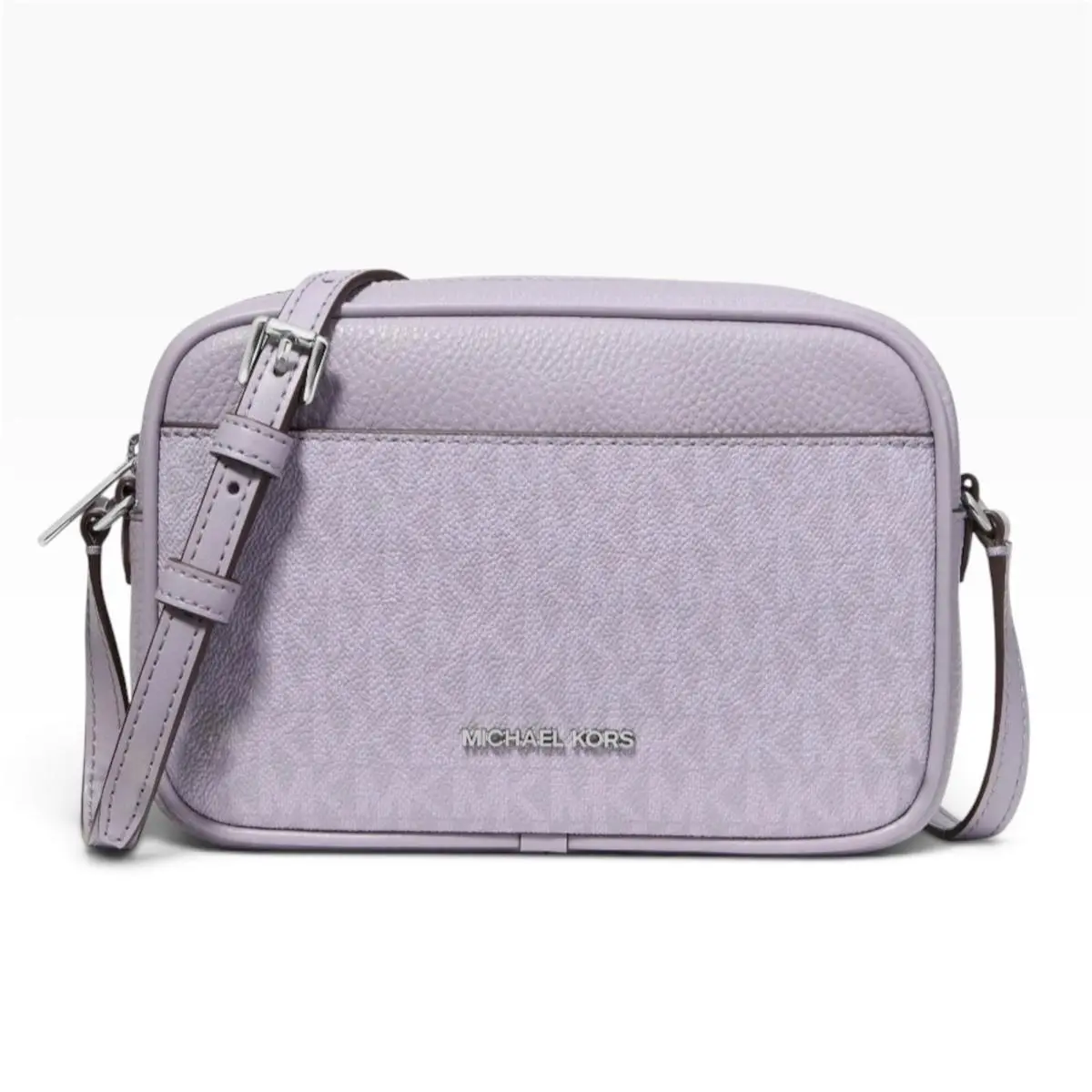 Michael Kors Jet Set Travel Small Camera Crossbody MK Logo Signature Bag Lilac