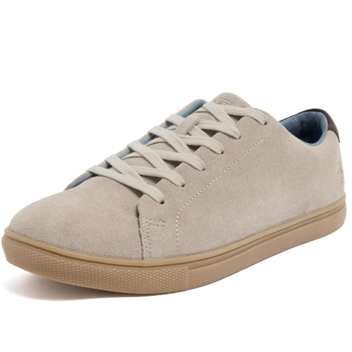 Men`s Classic Low-top Boat Sneakers – Suede light taupe by Original Penguin