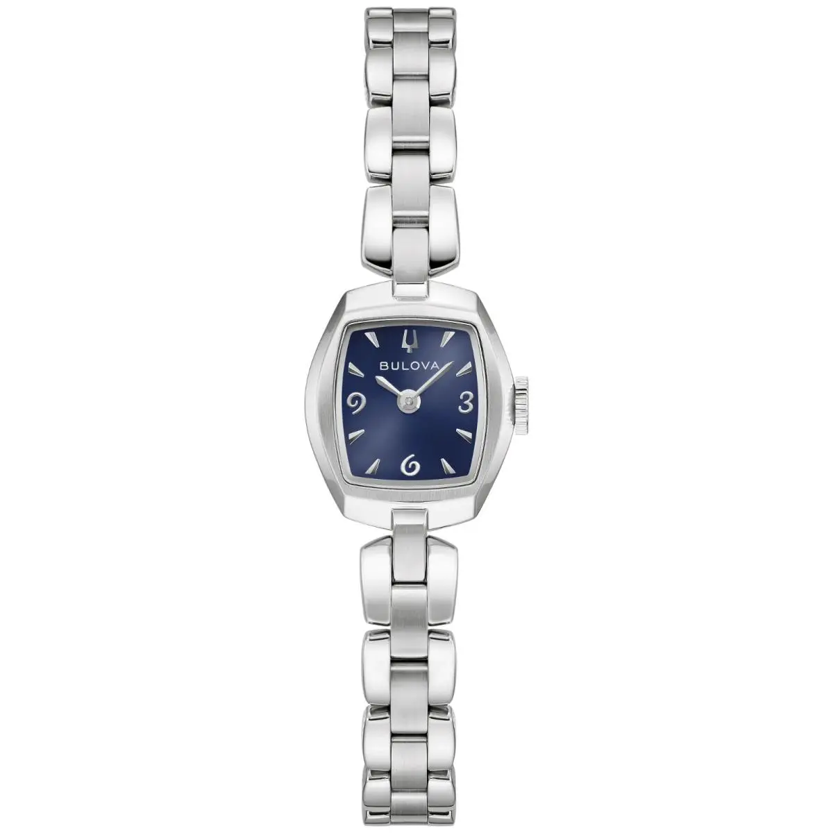 Goddess of Time Blue Dial 18mm Stainless Women`s Watch 96L361 by Bulova