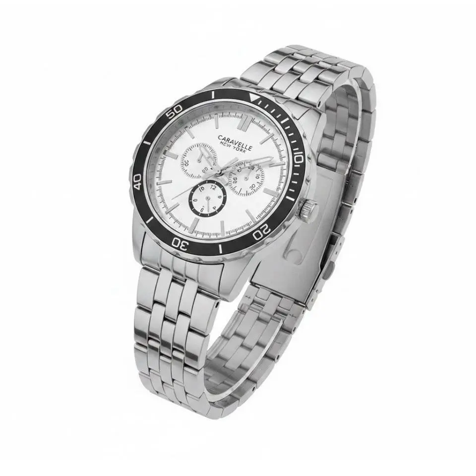 Caravelle York by Bulova Men`s Quartz Chronograph Watch Model 43A132