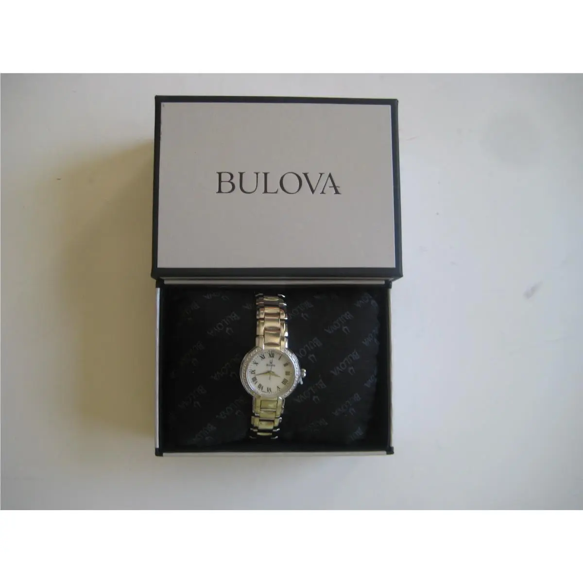 28 Diamond 96R159 Stainless Steel Ladies Wrist Watch by Bulova