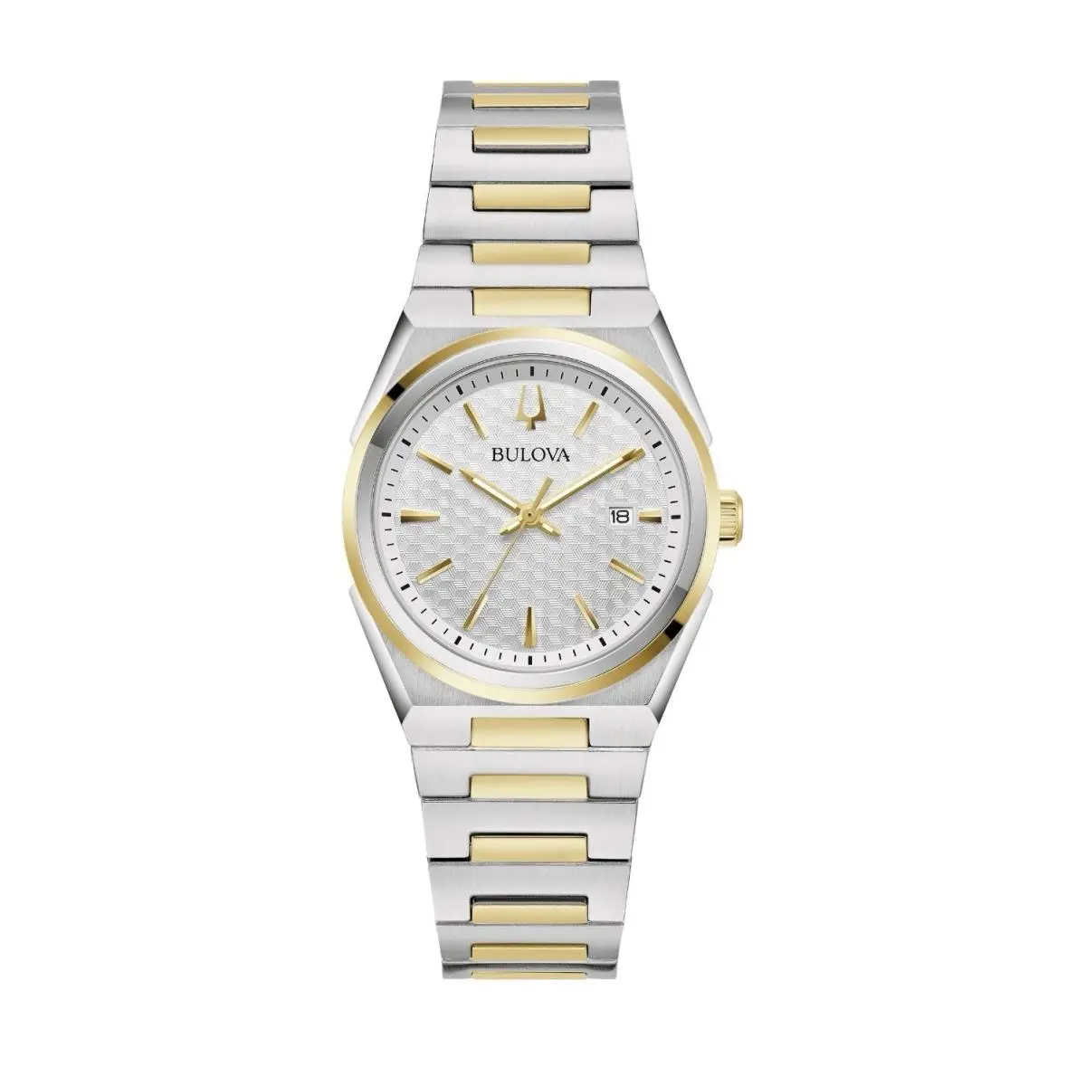 Two Tone Stainless Steel Quartz Women`s Watch by Bulova