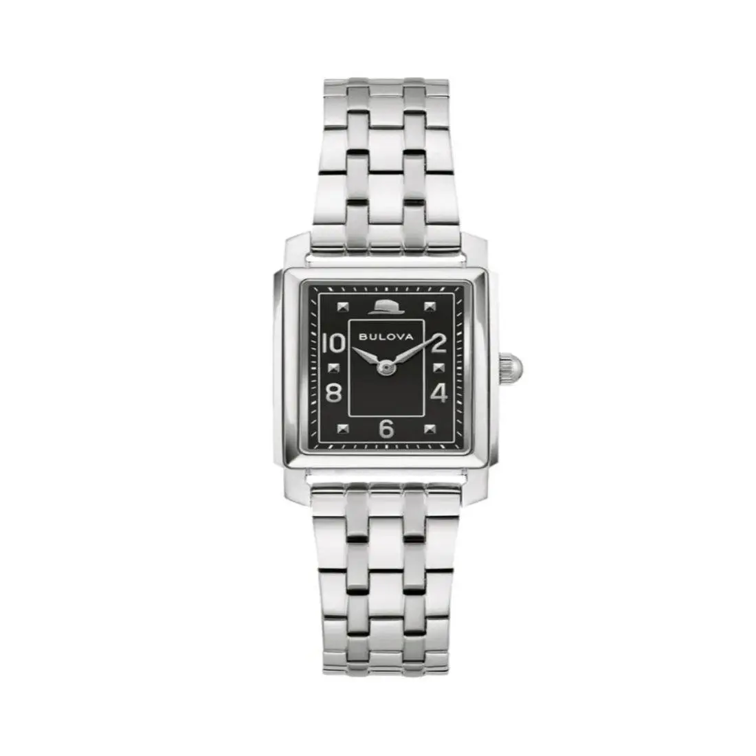 Frank Sinatra Women`s Black Dial Quartz Watch - 96L341 by Bulova