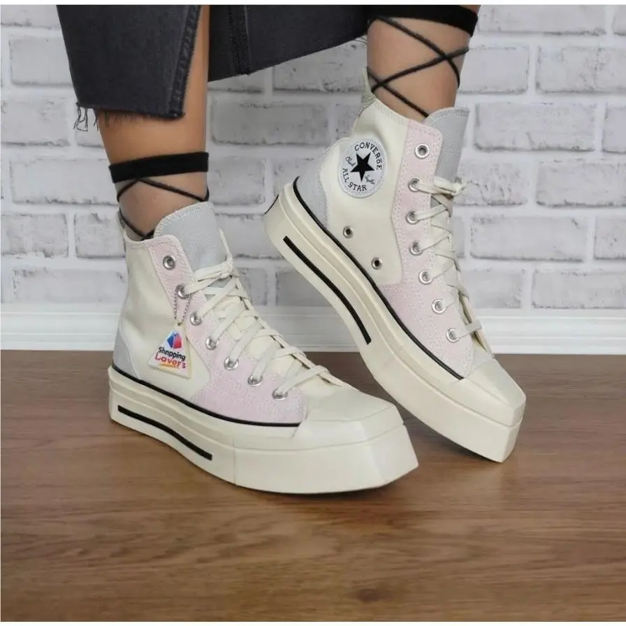 Chuck 70 De Luxe Squared Sz 8.5 Women Shoes Canvas Sneaker A07599C by Converse