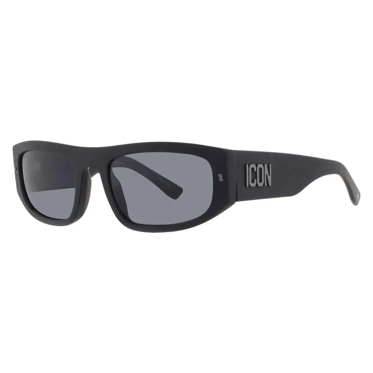 Dsquared2 Grey Rectangular Men`s Sunglasses Icon 0016/S 0003/IR 57 by DSquared2