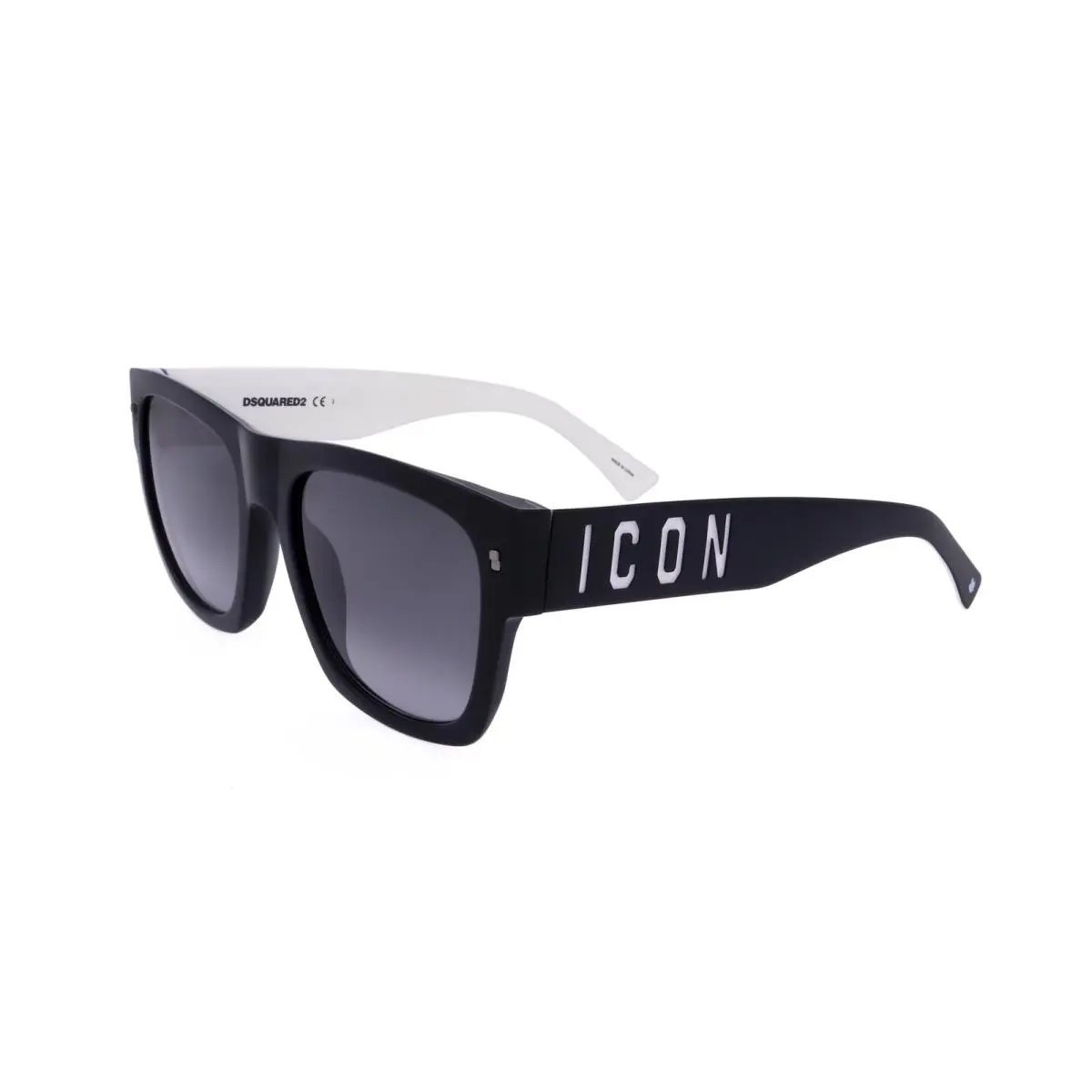 Dsquared2 Men`s 55mm Black White Sunglasses ICON0004-S-80S-55 by DSquared2