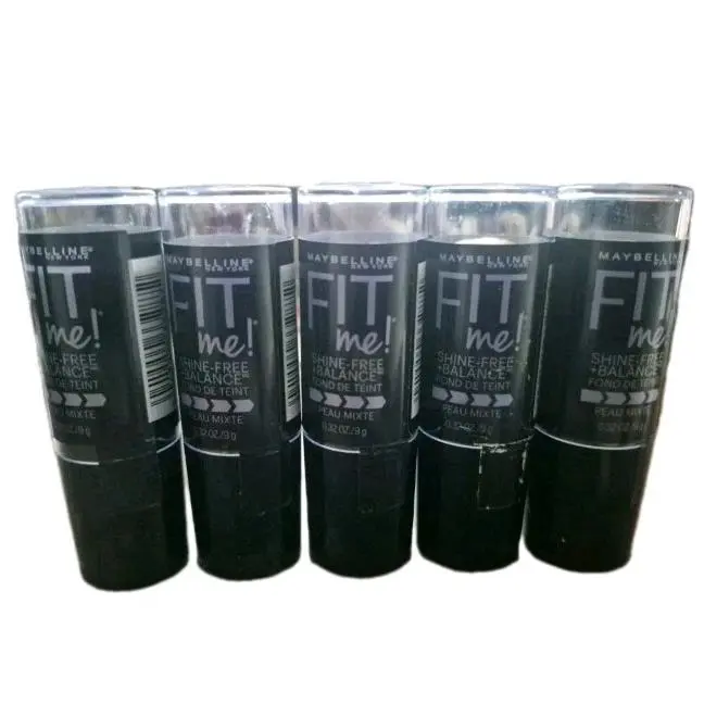 5 Pack Maybelline Fit Me Shine Free Foundation Stick 220 Natural Beige