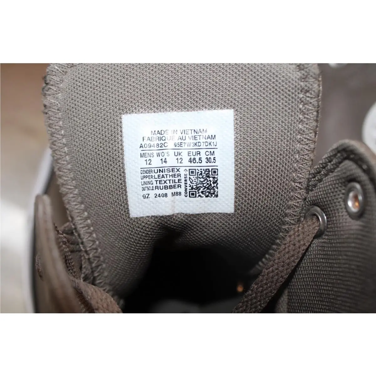 Converse shoes - Converse CTAS Hi - CTAS - A09482C - Taupe 6