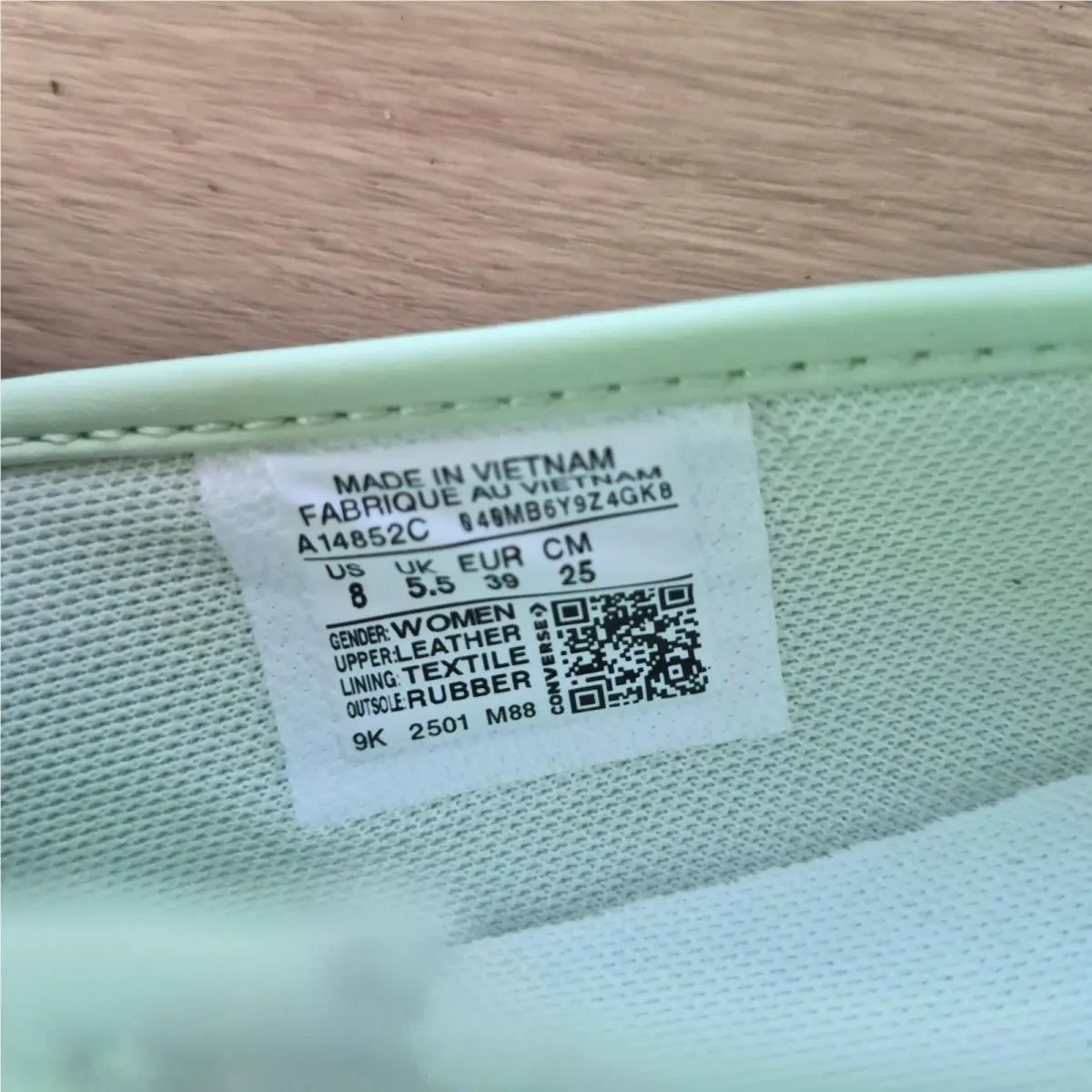 Converse shoes - Converse Dainty - Dainty - A14852C - Green (UPC: 194435583655) 9