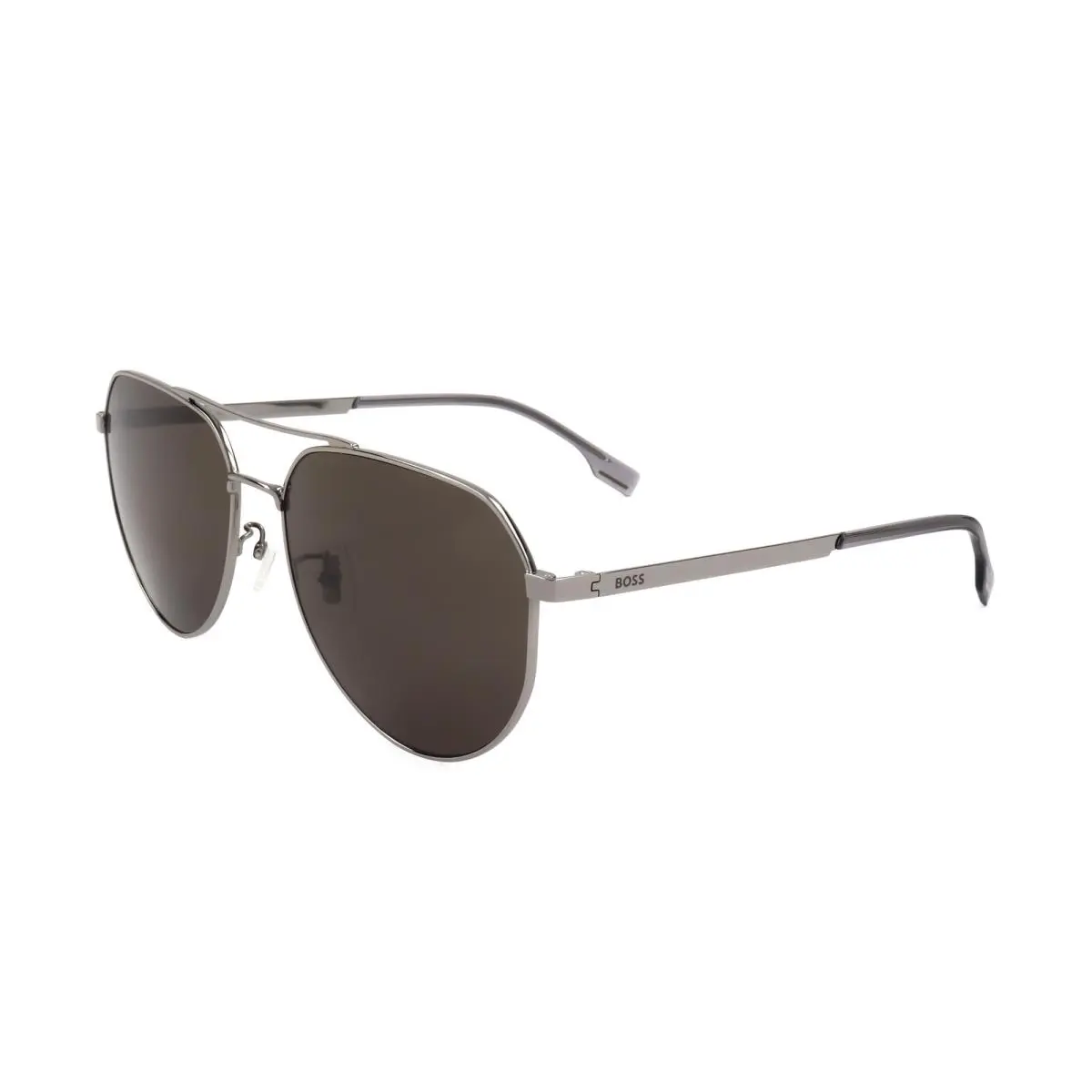 Men`s 61mm Ruthenium Sunglasses BOSS1473-F-SK-6LB-61 by Hugo Boss
