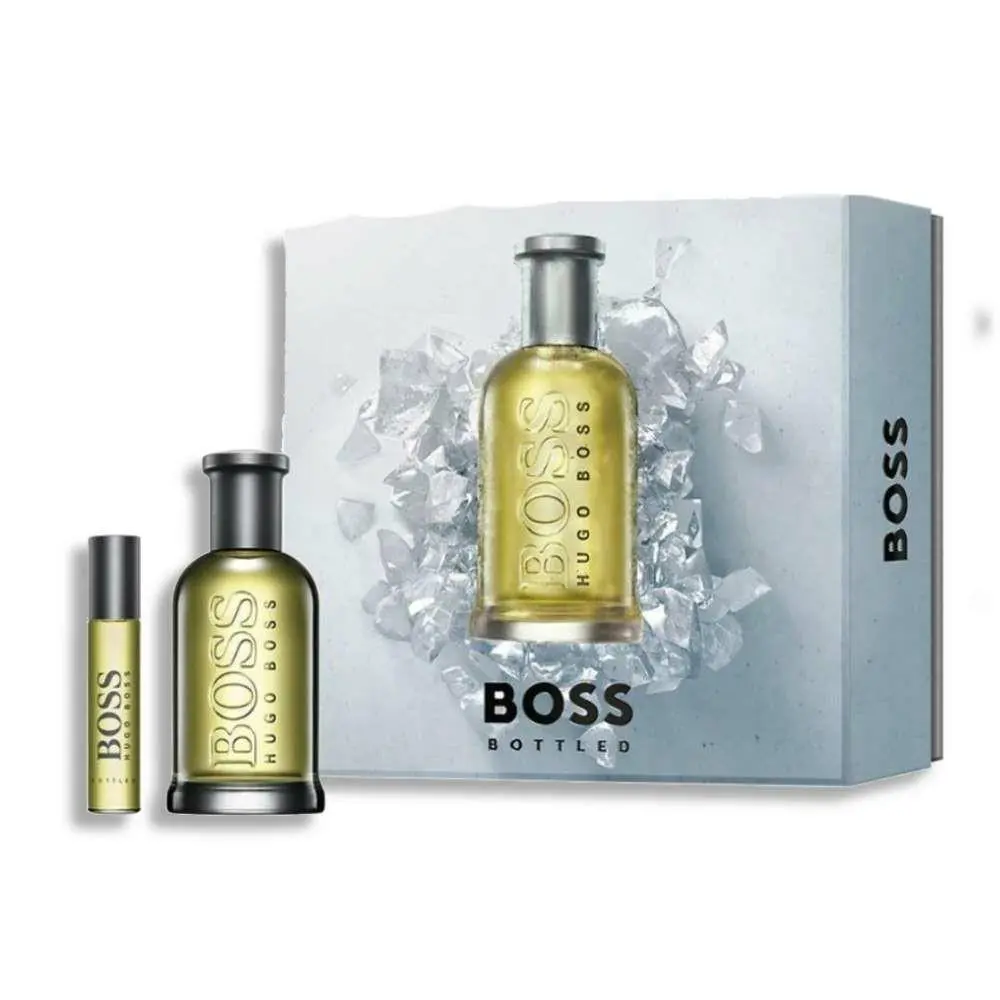 Men`s Boss Bottled Spray Gift Set Fragrances 3616302923182 by Hugo Boss