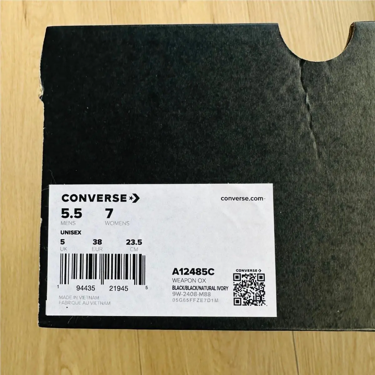 Converse shoes - Converse Weapon - Weapon - Black (UPC: 194435219455) 5