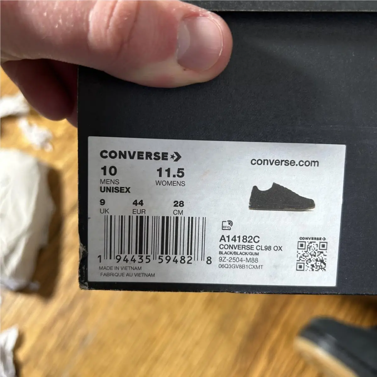Converse shoes - Converse CL98 - Black 5