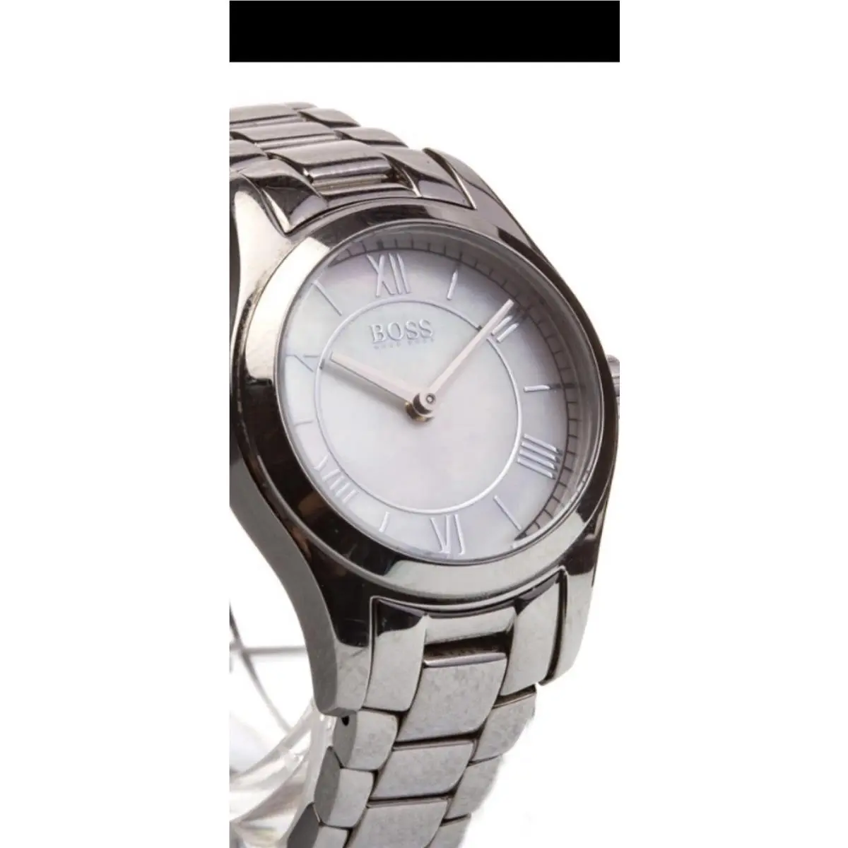 Mens Luxury Watch 1502377 Mother Of Pear Dial Stainless Steel Bracelet by Hugo Boss