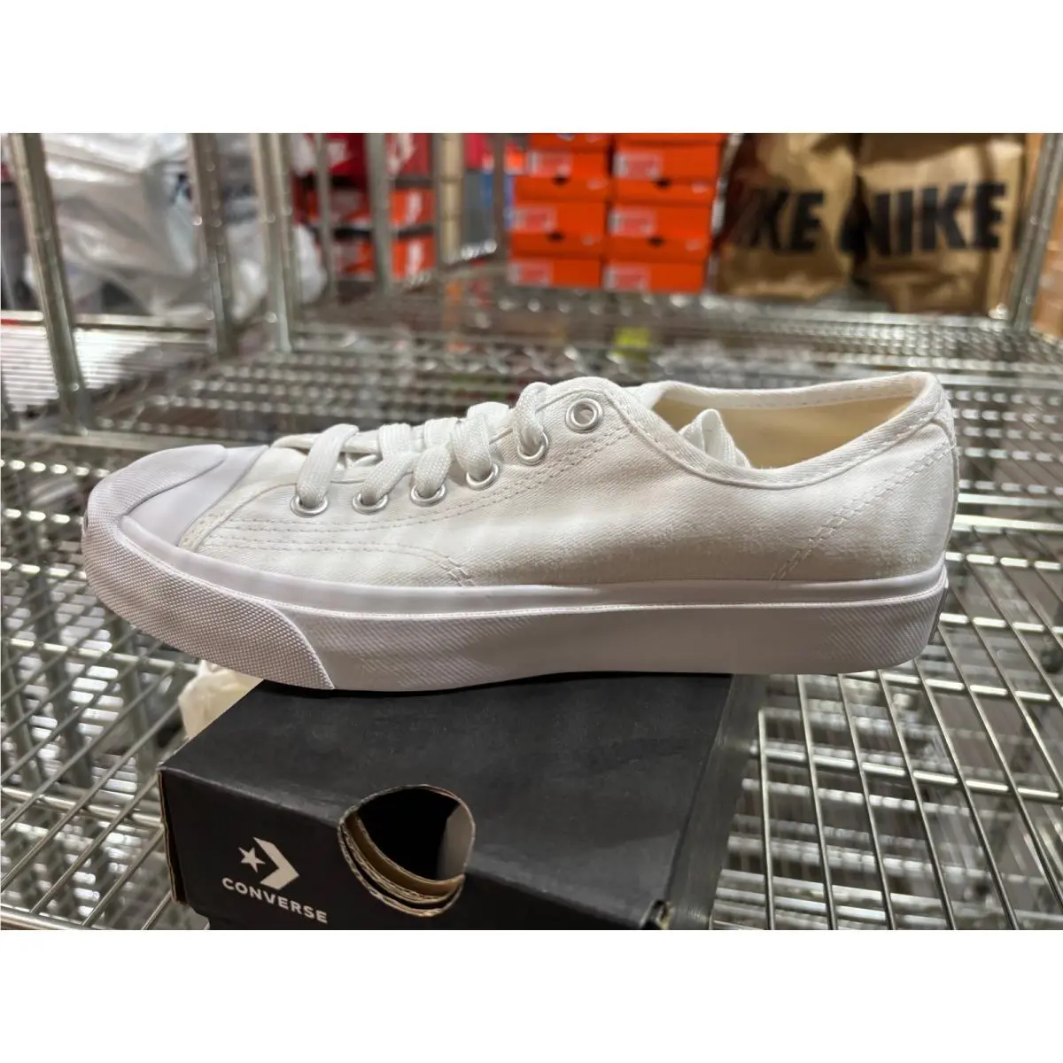 Converse Jack Purcell Canvas Sneakers – White Women’s 5.5 / Men’s 4