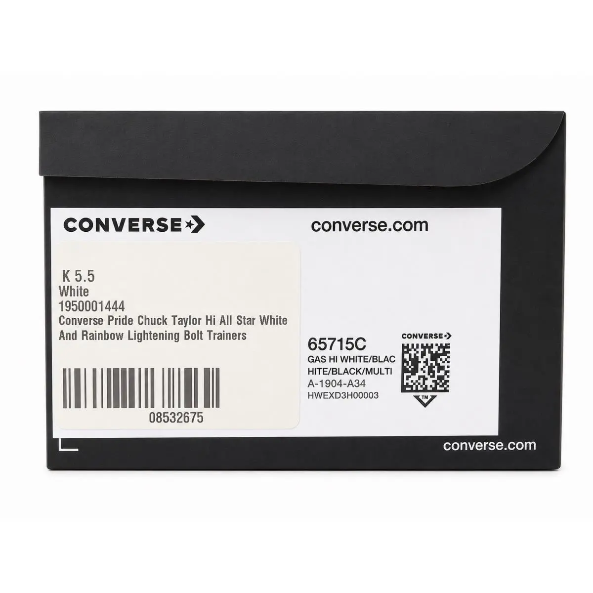 Converse shoes - Converse Chuck Taylor All-Star Hi - 165715c - White/Black-Multi-color 6
