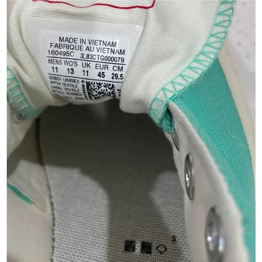Converse shoes - Chuck Taylor - Chuck Taylor - 160495C - Mint (UPC: 888755523933) 7