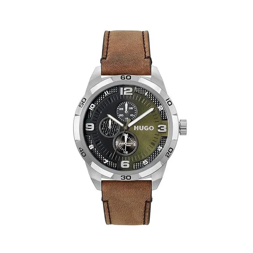 Grip Analog Black Dial Men`s Watch 1530274 by Hugo Boss