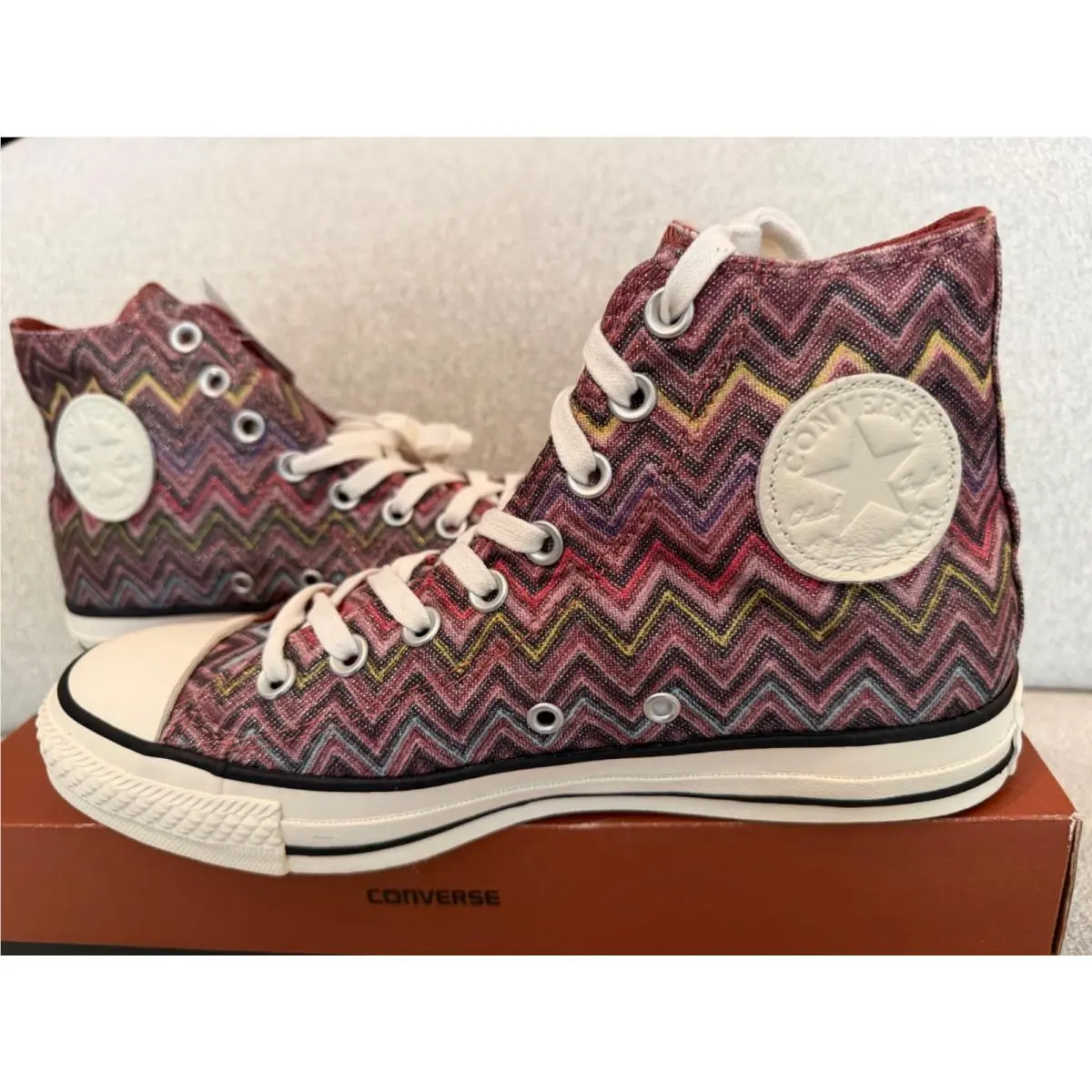 X Missoni Chuck Taylor All Stars High Tops Sneakers SZ 8.5/6.5 by Converse