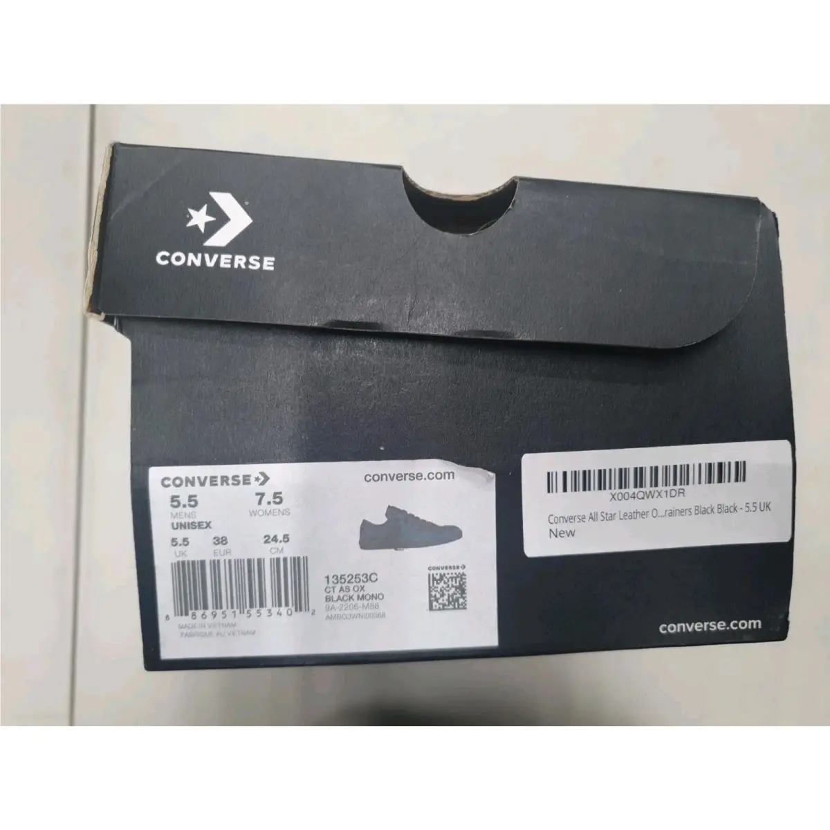 Converse shoes - Converse Chuck Taylor All Star Low - 135253C - Black (UPC: 886951553402) 6