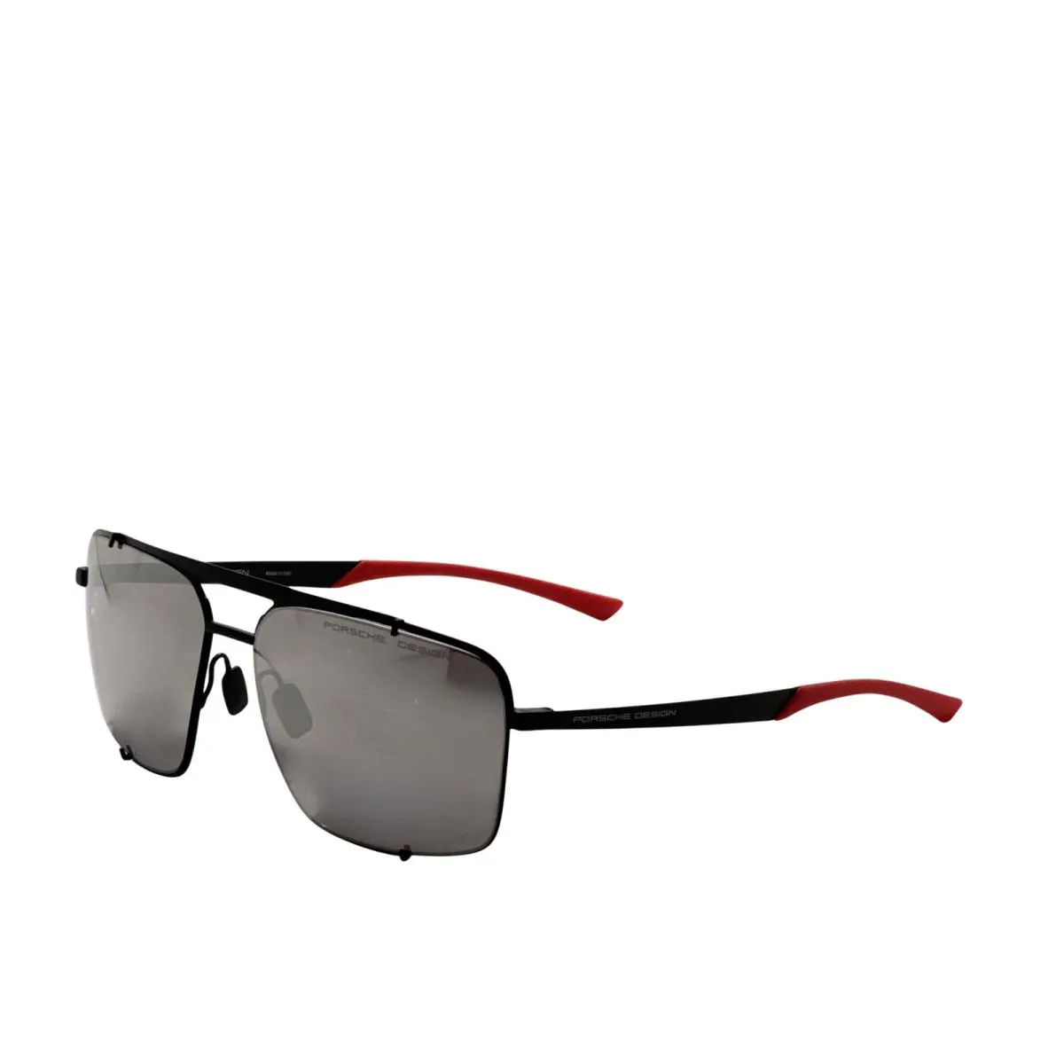 Design Men`s 63mm Black Red Sunglasses P8919-63A by Porsche