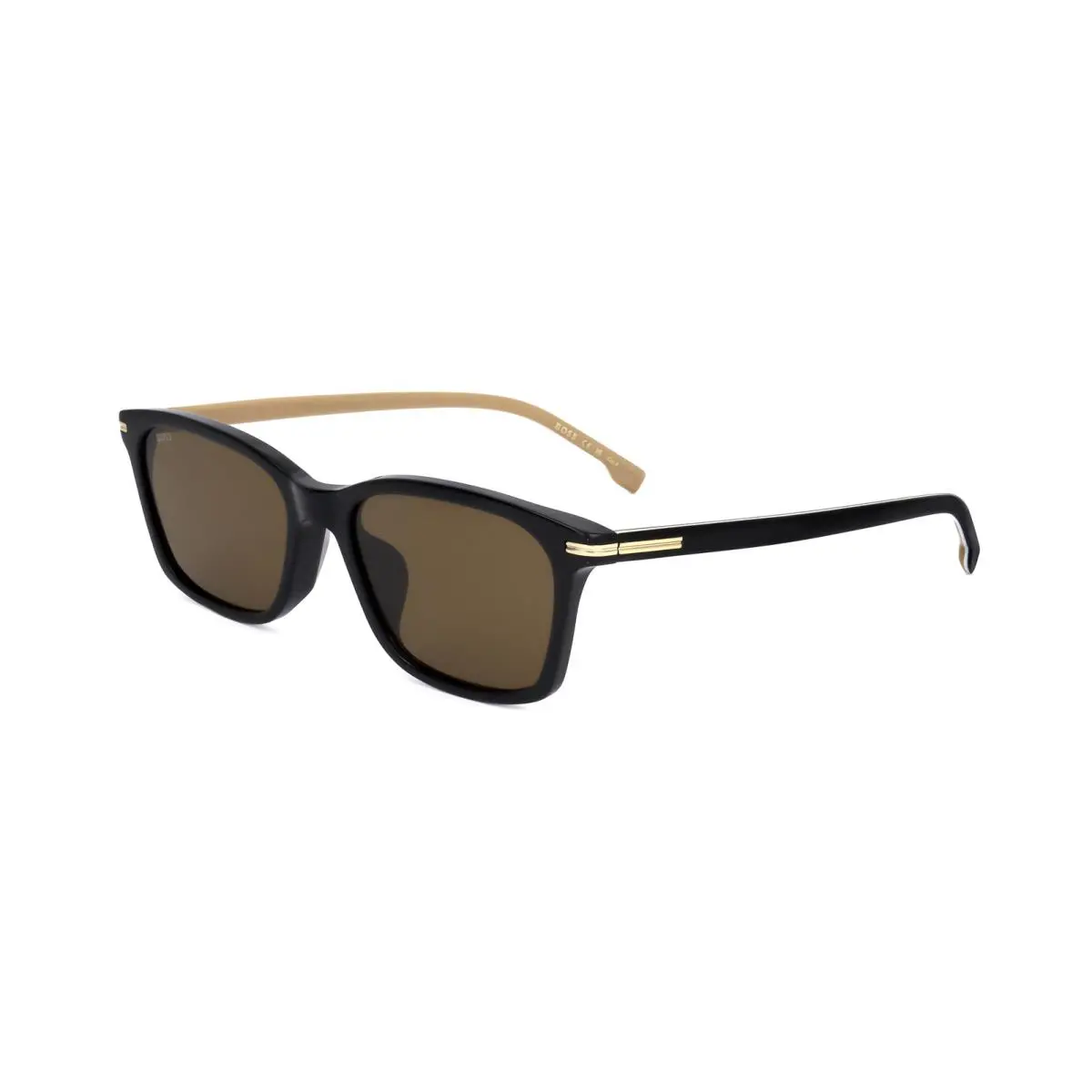 Men`s 56mm Black Sunglasses BOSS1669-F-SK-807-56 by Hugo Boss