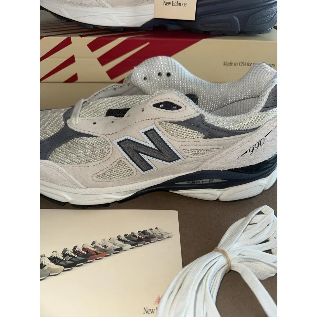 New Balance shoes - New Balance 990 - M990AD3 - Cream 0