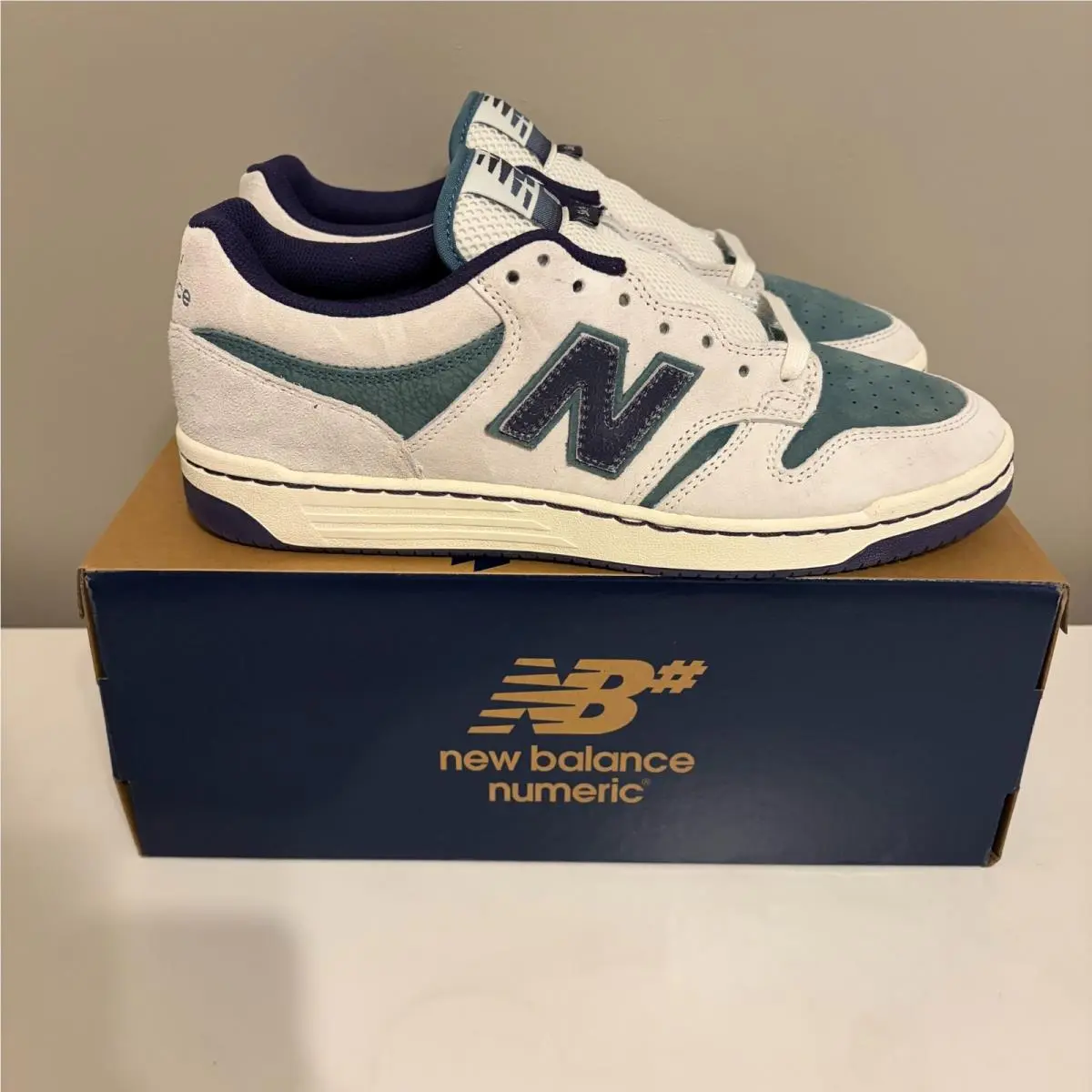 New Balance shoes - New Balance Numeric Men`s Nb Numeric 480 X Slow Impact Sea Salt - UN480SLW - Sea Salt (UPC: 199062583757) 2