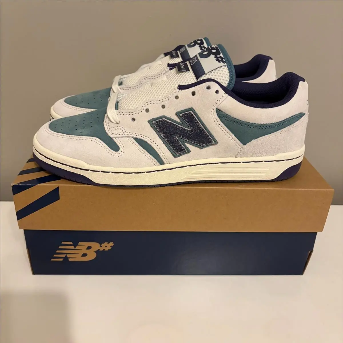 New Balance shoes - New Balance Numeric Men`s Nb Numeric 480 X Slow Impact Sea Salt - UN480SLW - Sea Salt (UPC: 199062583757) 4