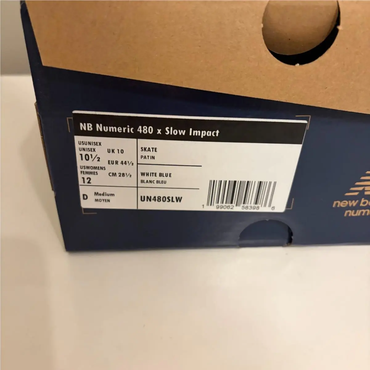 New Balance shoes - New Balance Numeric Men`s Nb Numeric 480 X Slow Impact Sea Salt - UN480SLW - Sea Salt (UPC: 199062583757) 5