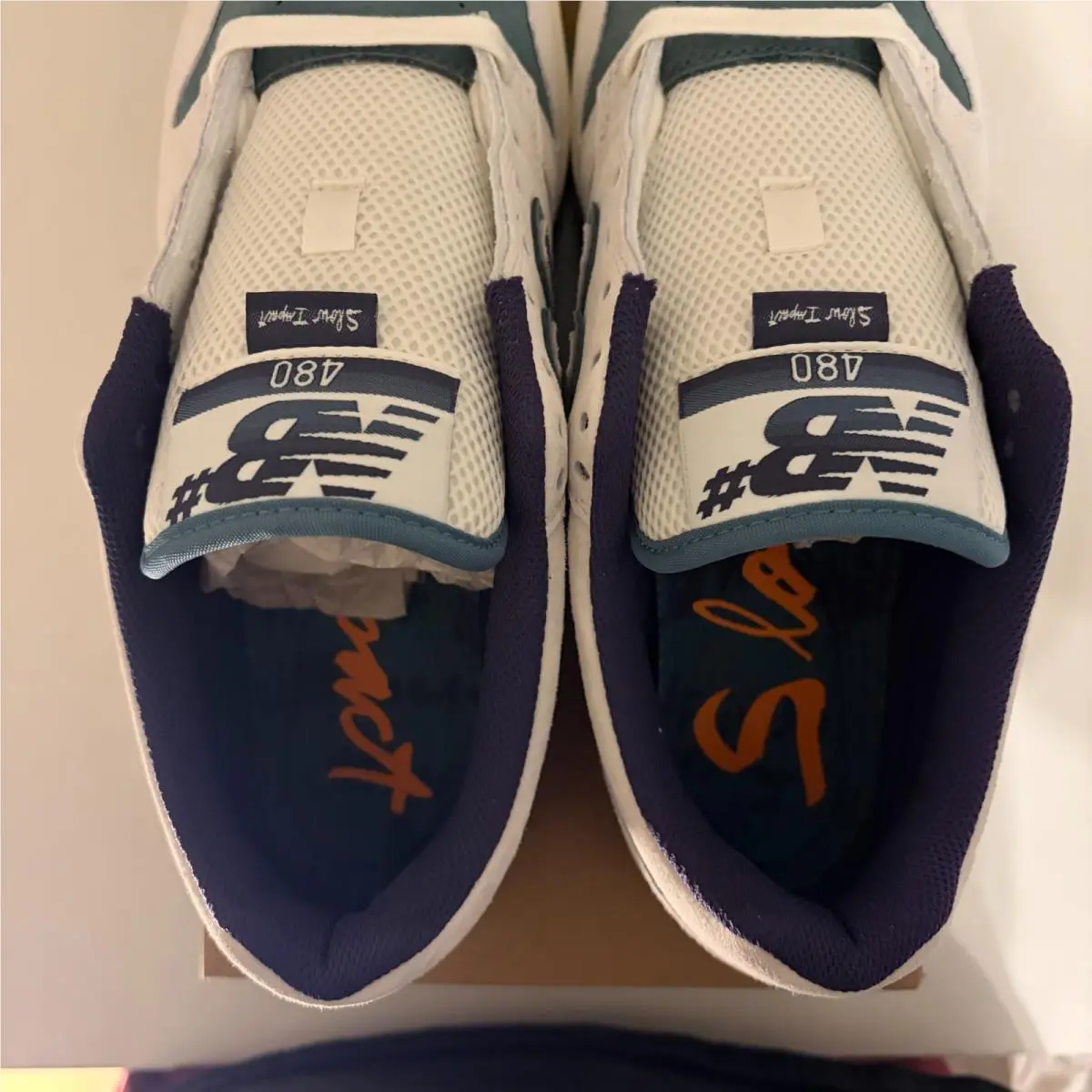 New Balance shoes - New Balance Numeric Men`s Nb Numeric 480 X Slow Impact Sea Salt - UN480SLW - Sea Salt (UPC: 199062583757) 6