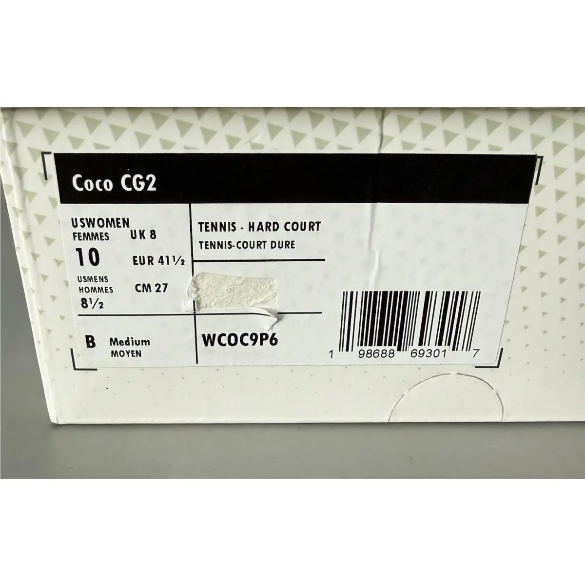 New Balance shoes - CG2 Pickleball - Pickleball - WC0C9P6 - Gray (UPC: 0198688693017) 9