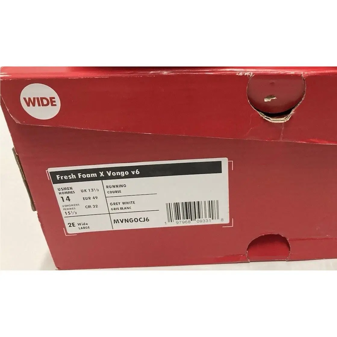 New Balance shoes - New Balance Fresh Foam Vongo - MVNGOCJ6 - White (UPC: 197968093318) 6