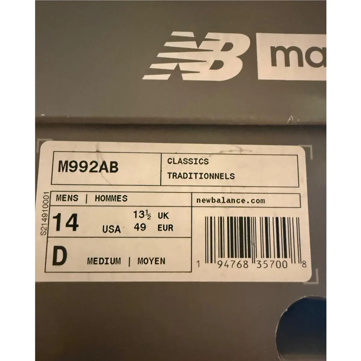 New Balance shoes - New Balance 992 Made In USA - M992AB - Multicolor (UPC: 194768357008) 7