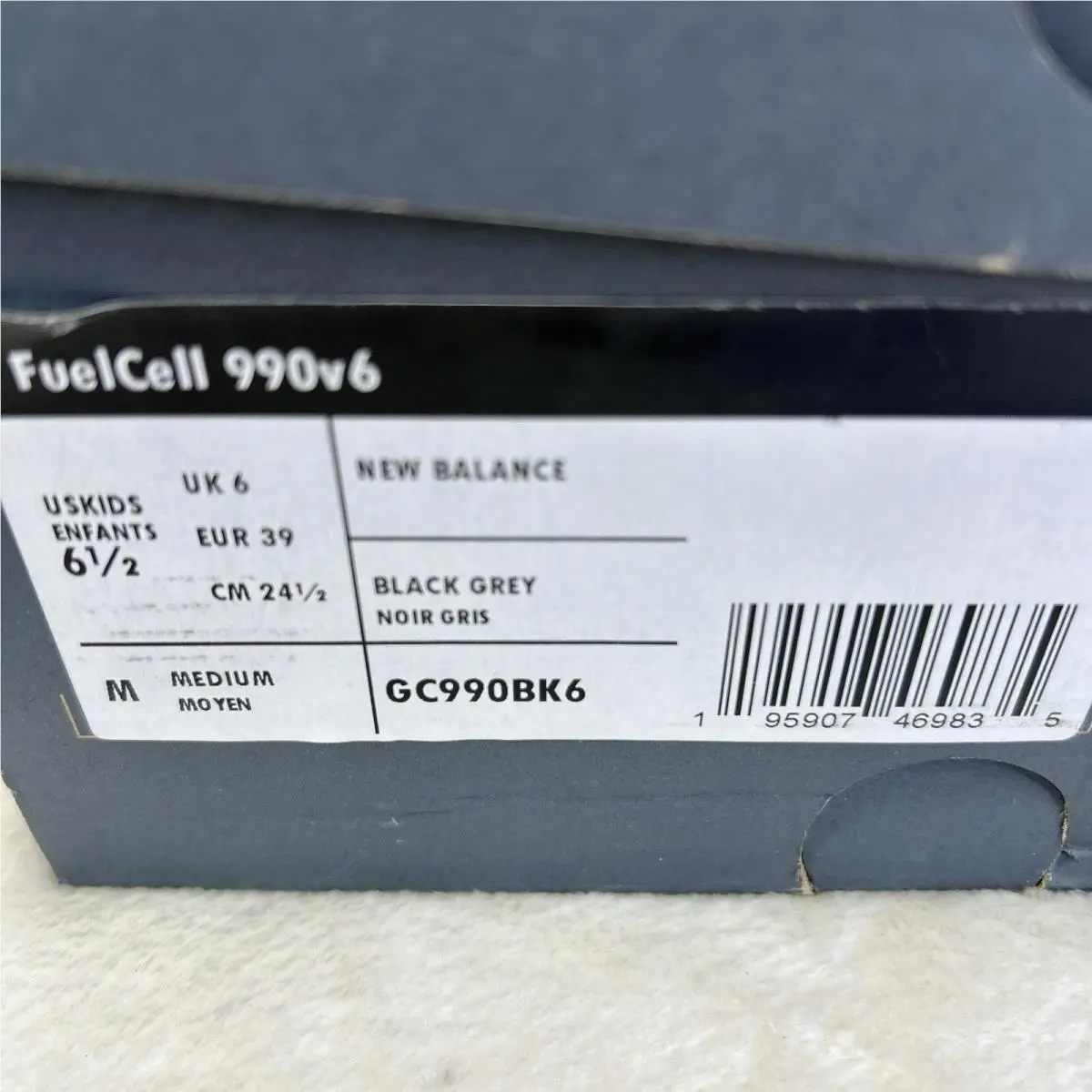 New Balance shoes - New Balance 990v6 - Black/Gray 5