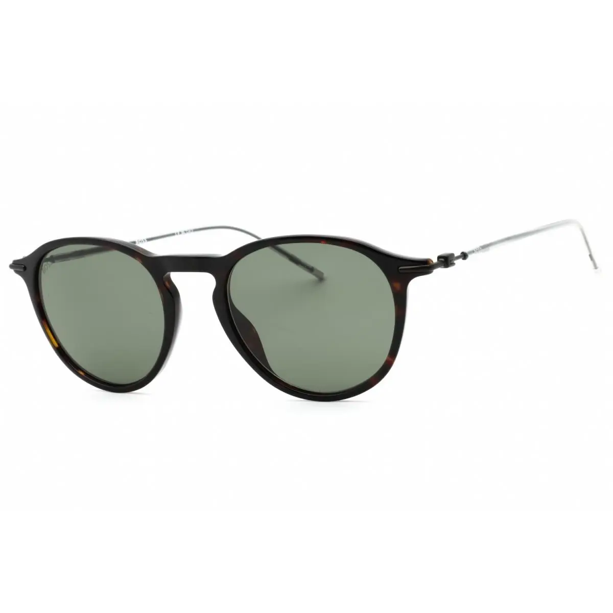 1309 S 086 QT Sunglasses Havana Frame Green Lenses 50mm by Hugo Boss