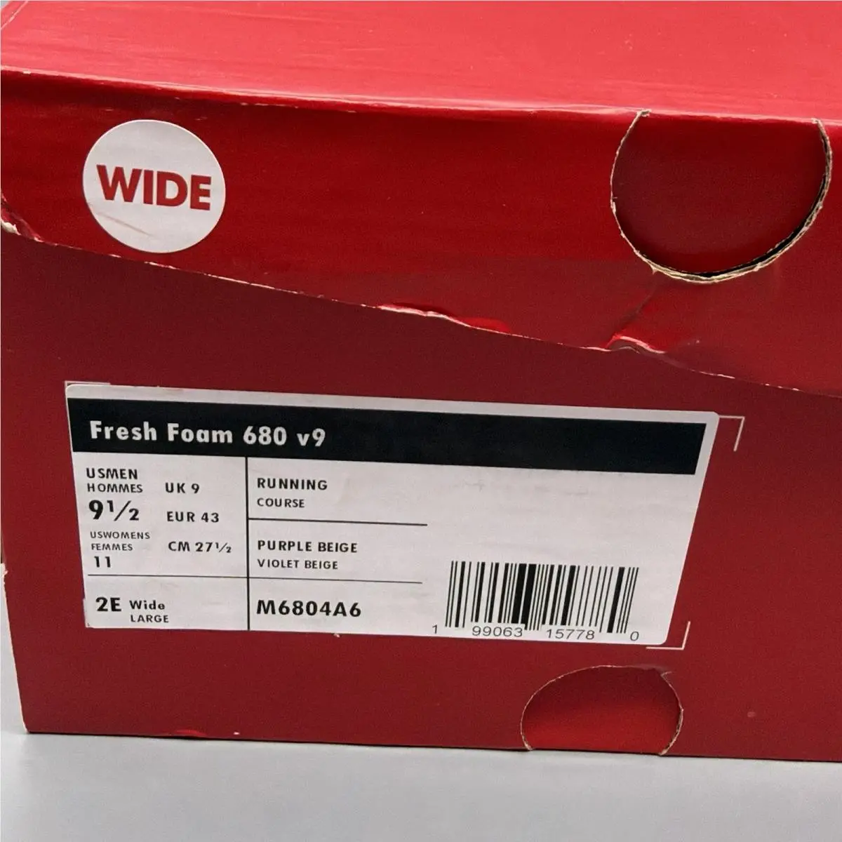New Balance shoes - New Balance Fresh Foam 680 V9 - M6804A6 - Purple (UPC: 0199063157780) 13