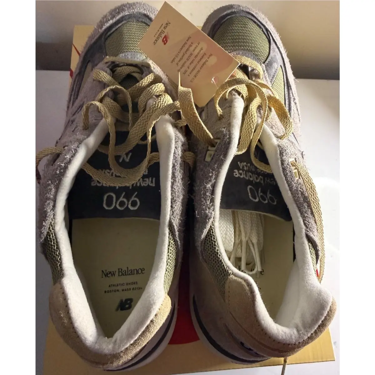 New Balance shoes - New Balance 990 - M990TD2 - GREY/TAN (UPC: 195907074954) 10