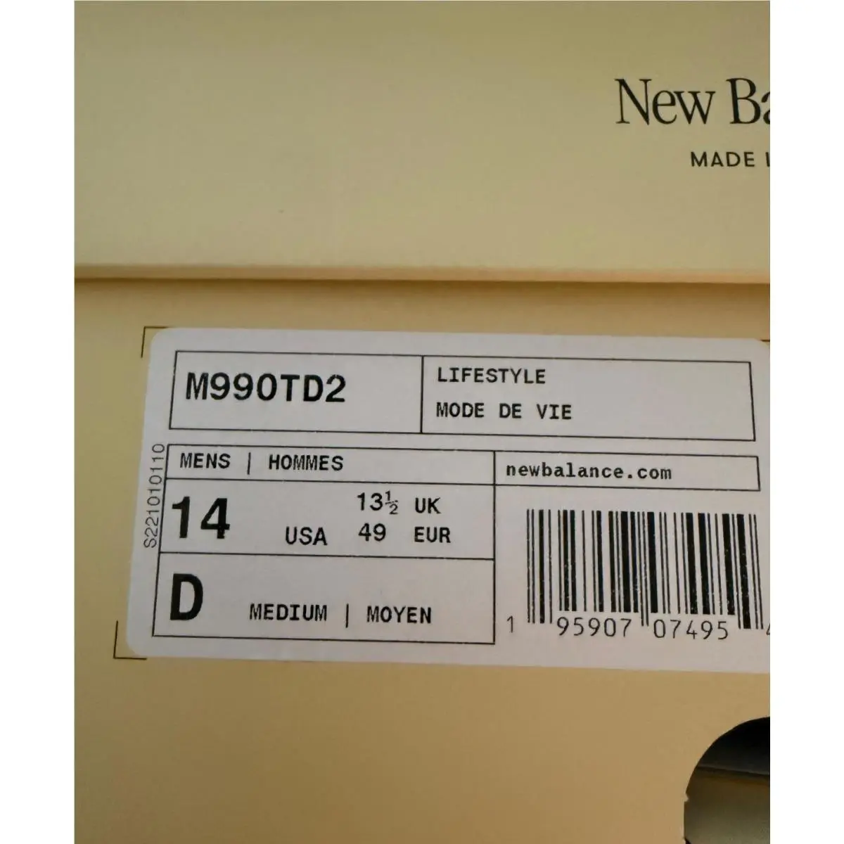 New Balance shoes - New Balance 990 - M990TD2 - GREY/TAN (UPC: 195907074954) 13